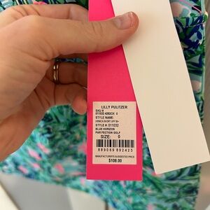 NWT Lilly Pulitzer Monica Skort ‘Par Fection’ golf print